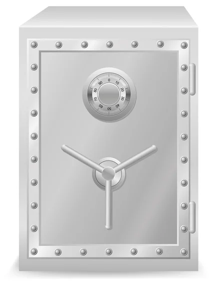 Safe with combination lock illustration — Stock Photo, Image