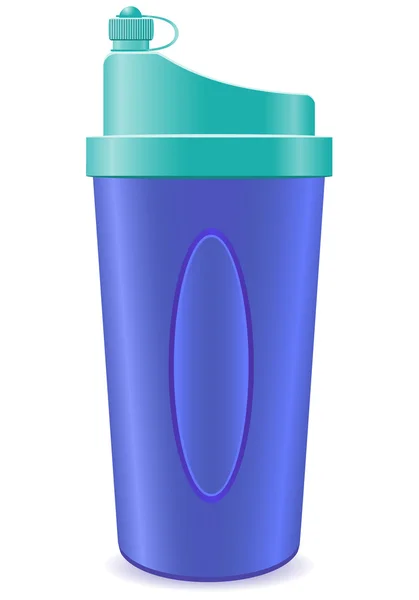 Shaker bottle for fitness illustration — Stock Photo, Image
