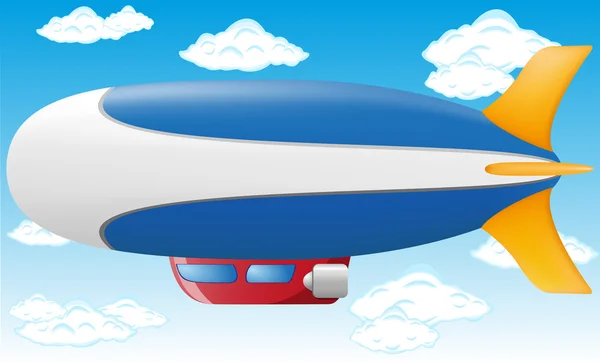 Ilustração do Zeppelin — Fotografia de Stock