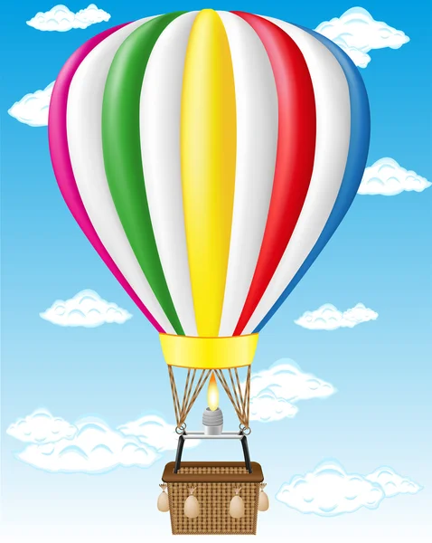 Ilustração de balão de ar quente — Fotografia de Stock