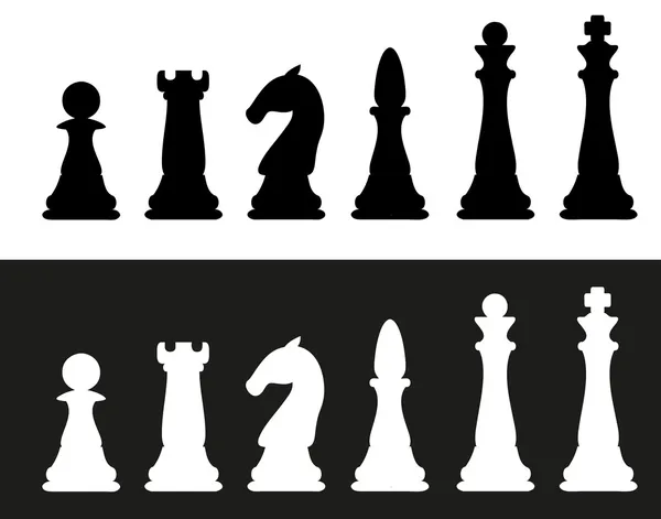 Schachfiguren-Illustration — Stockfoto