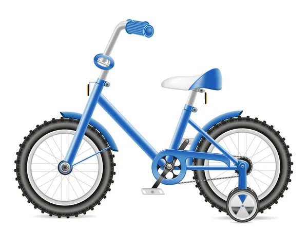 Kids bicycle for a boy illustration — Stock Photo, Image