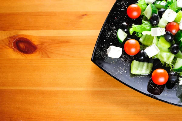 Plate of Greek salad — Stock Photo, Image