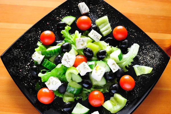 Placa de ensalada griega — Foto de Stock