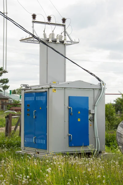 Rural transformer substation — Stock Photo, Image