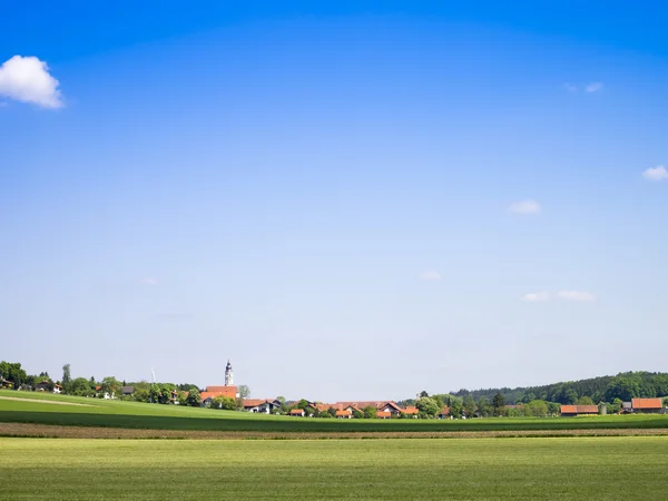 Blue sky bavaria — Stock Photo, Image