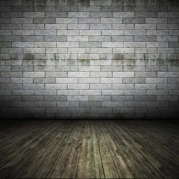 Tuğla duvar zemin — Stok fotoğraf