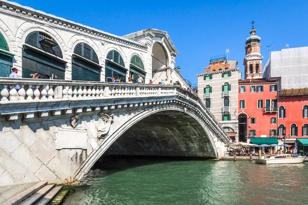 Rialto bridge Venice Italy — Stock Photo, Image