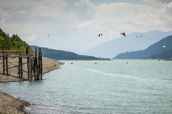 stock image Reschensee