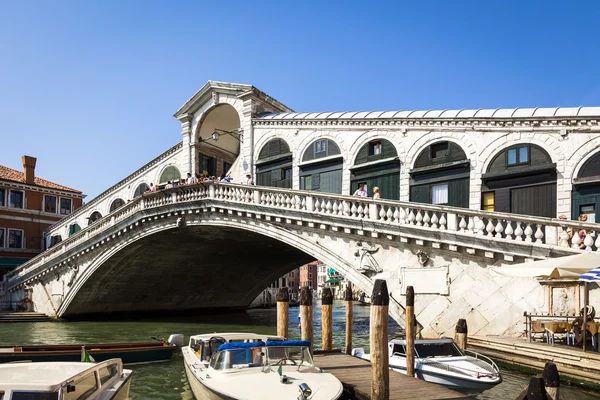 Rialto híd Velence — Stock Fotó