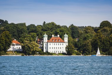 Pocci Castle at Starnberg lake clipart