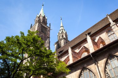 St. Lorenz Church Nuremberg Bavaria Germany clipart