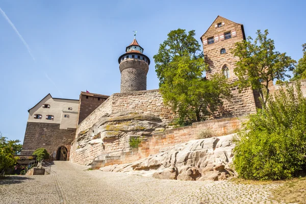 Zamek w Norymberdze Bawaria Niemcy — Zdjęcie stockowe