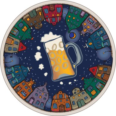 Beermat clipart