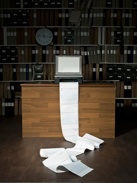 Máquina de fax — Fotografia de Stock