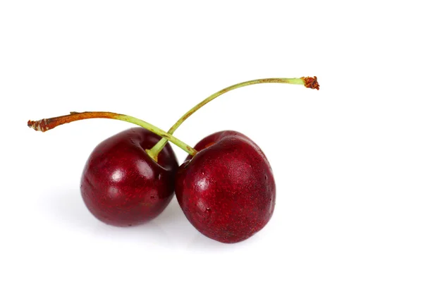 Two sweet cherries — Stock fotografie