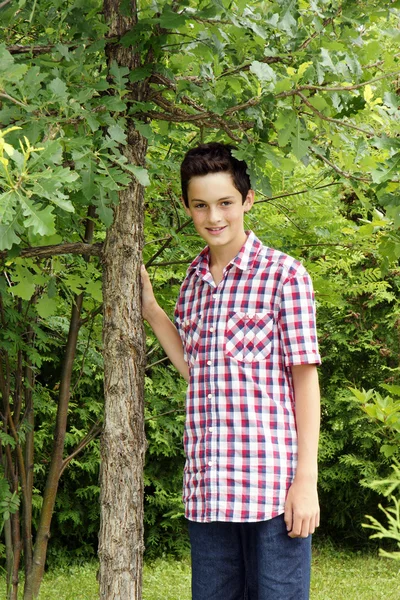Young teenage boy portrait — Stock Photo, Image