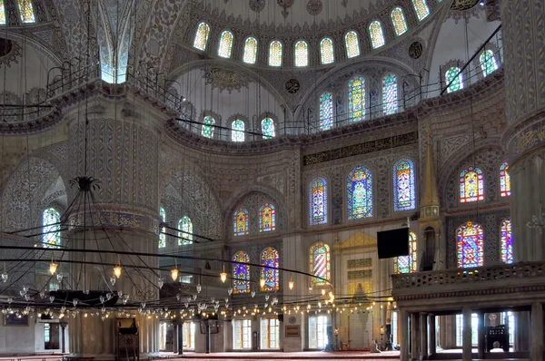 Dentro de la mezquita Azul, Estambul —  Fotos de Stock