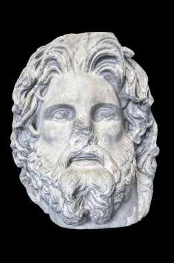 Mermer başkanı Yunan tanrısı zeus
