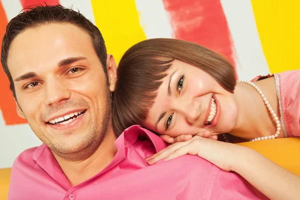 Lyckliga paret — Stockfoto