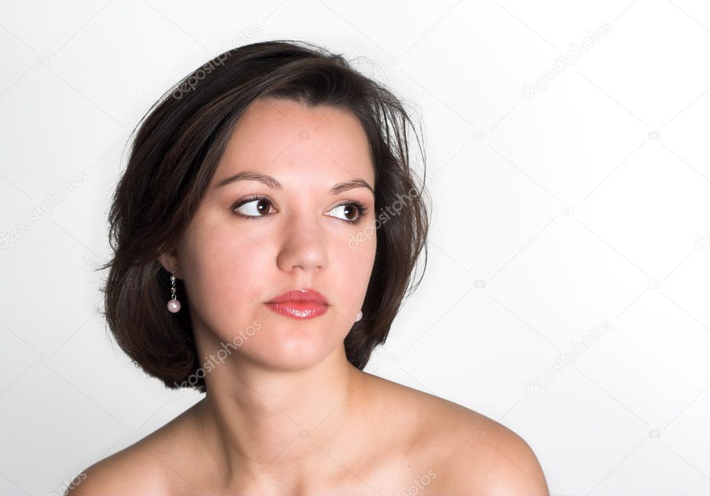 Portrait of an attractive young woman