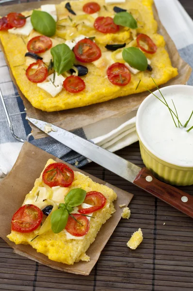 stock image Vegeterian tart