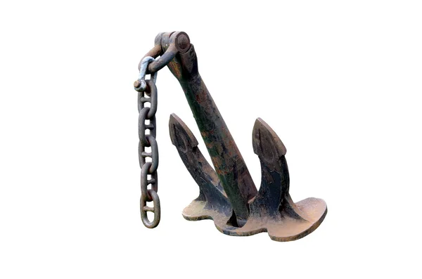 Anchor on chain — Stock Photo, Image