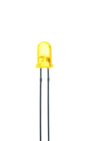 Gele diode — Stockfoto