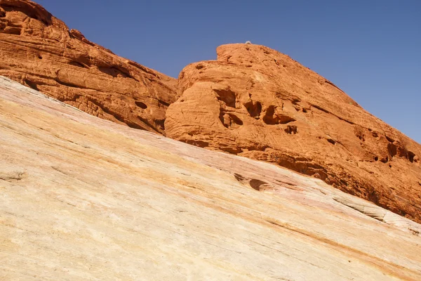 Red Rock Boulders on Sandstone Royalty Free Stock Images