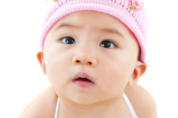 Cara de bebê curioso — Fotografia de Stock
