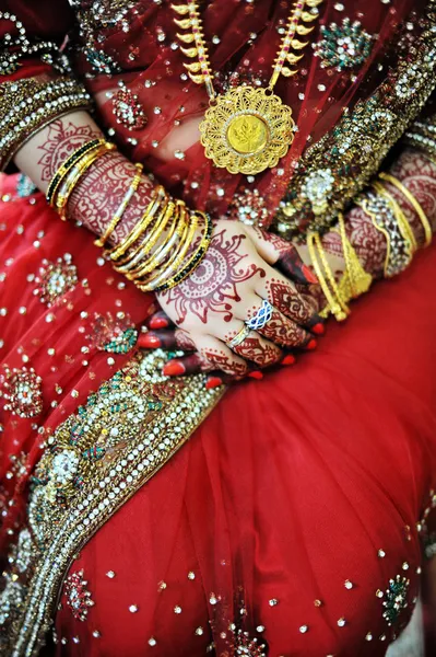 Indická nevěsta — Stock fotografie