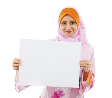 Blank card board ready for text clipart