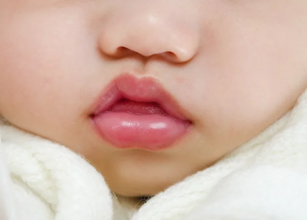 아기 입술 — 스톡 사진