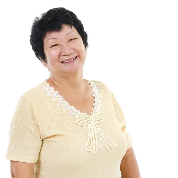 Asiatiska senior kvinna — Stockfoto