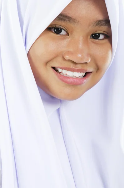 Jihovýchodní Asie muslimská dívka — Stock fotografie