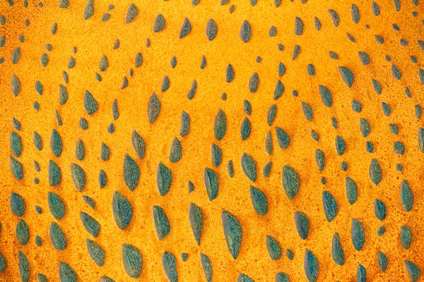 Gelbes Detail aus der Malerei — Stockfoto