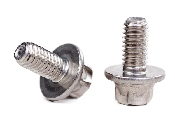 Two bolts close-up — Stock Photo, Image