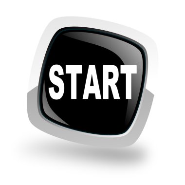 Start icon clipart