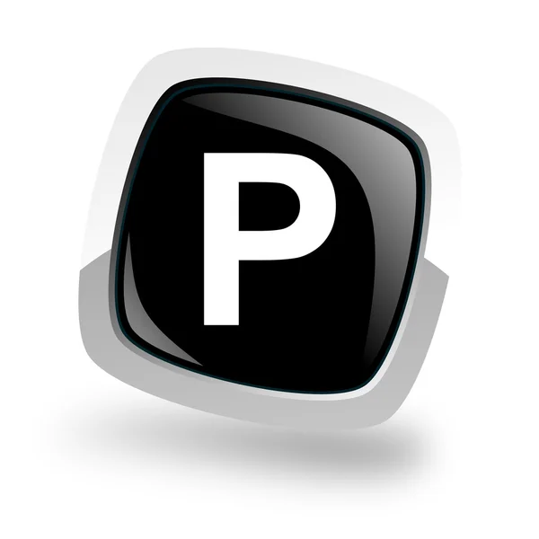 Ikona parkowania — Zdjęcie stockowe