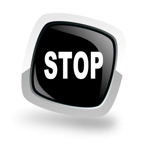 Icona di stop — Foto Stock