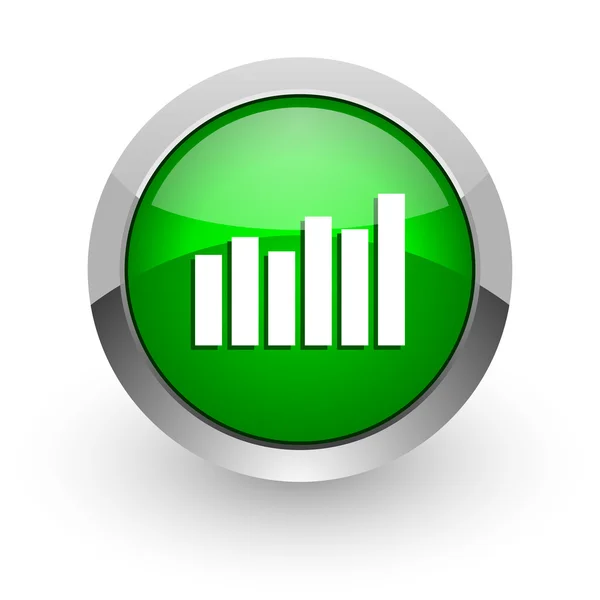 Bar graph icon — Stock Photo, Image
