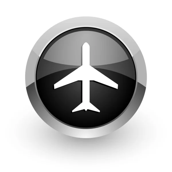 Repülőgép-ikon — Stock Fotó