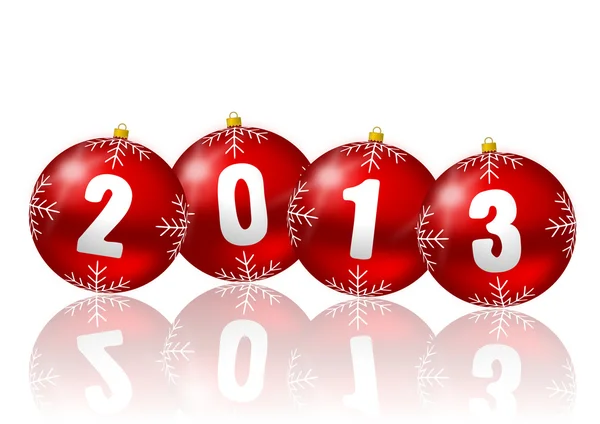 2013 nuovo anno illustrazione — Foto Stock