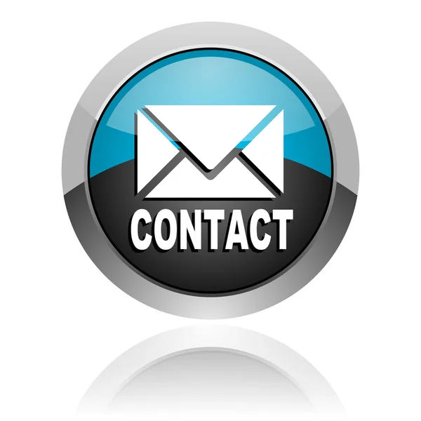 Contact icon — Stock Photo, Image