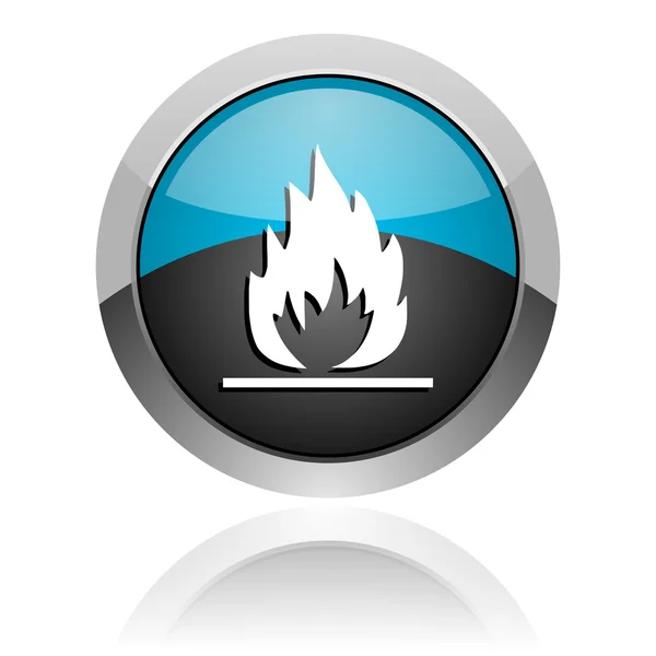 Flames icon — Stock Photo, Image