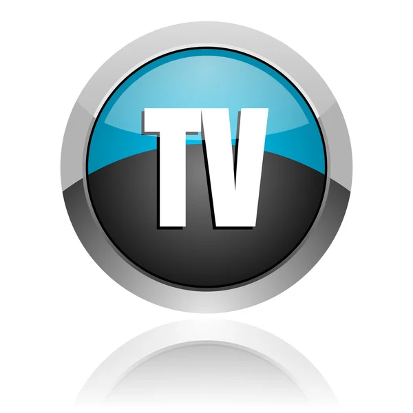 Televisie-icoon — Stockfoto