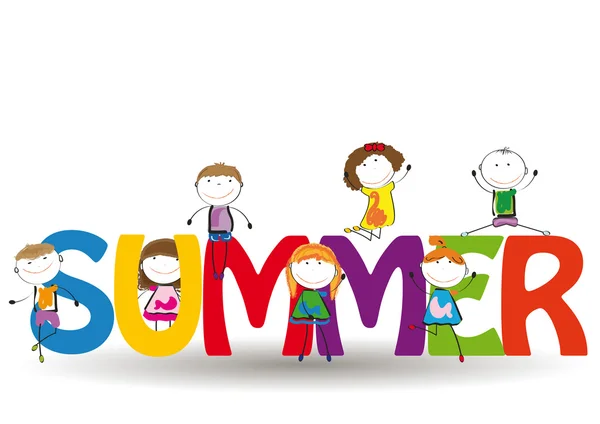 Детское лето — стоковый вектор