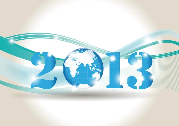 Yeni yıl 2013 — Stok Vektör