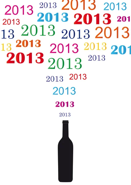 Anno nuovo 2013 — Vettoriale Stock