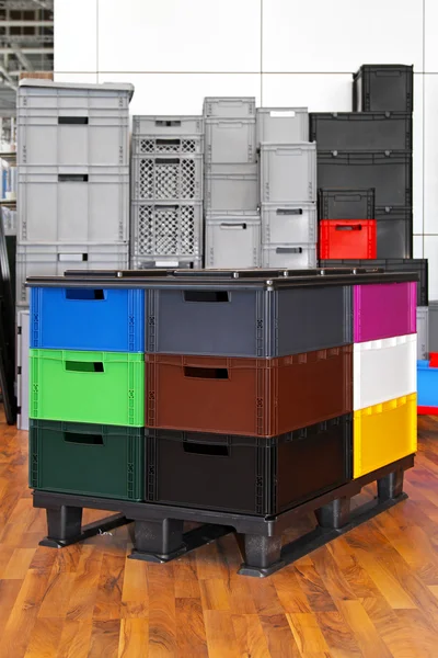 Caixas e caixas — Fotografia de Stock